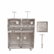 Wholesale Pet Foster Stainless Steel Heavy Duty Cat Cage for Pet Hospital